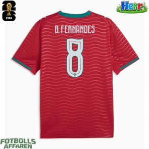Portugal Bruno Fernandes #8 Hemmatröja VM 2026 Kortärmad